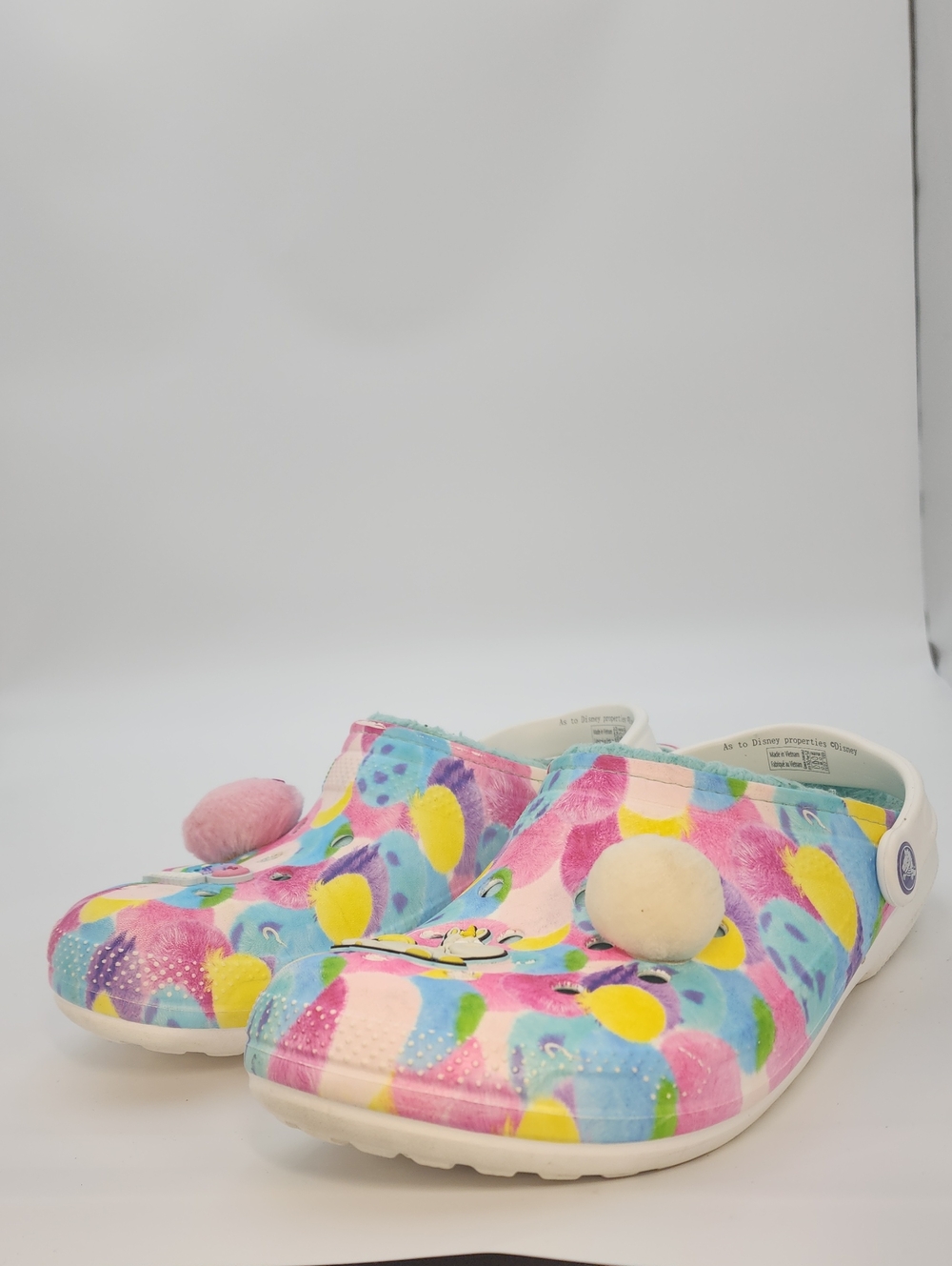 Crocs X Disney Pixar Fuzzy Fun Clogs Fluffy Festival Fleece Lining M10 W12